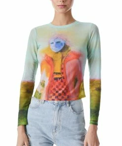 Buy ๐ alice + olivia Delaina Crop Top for ๐ฉ women ๐