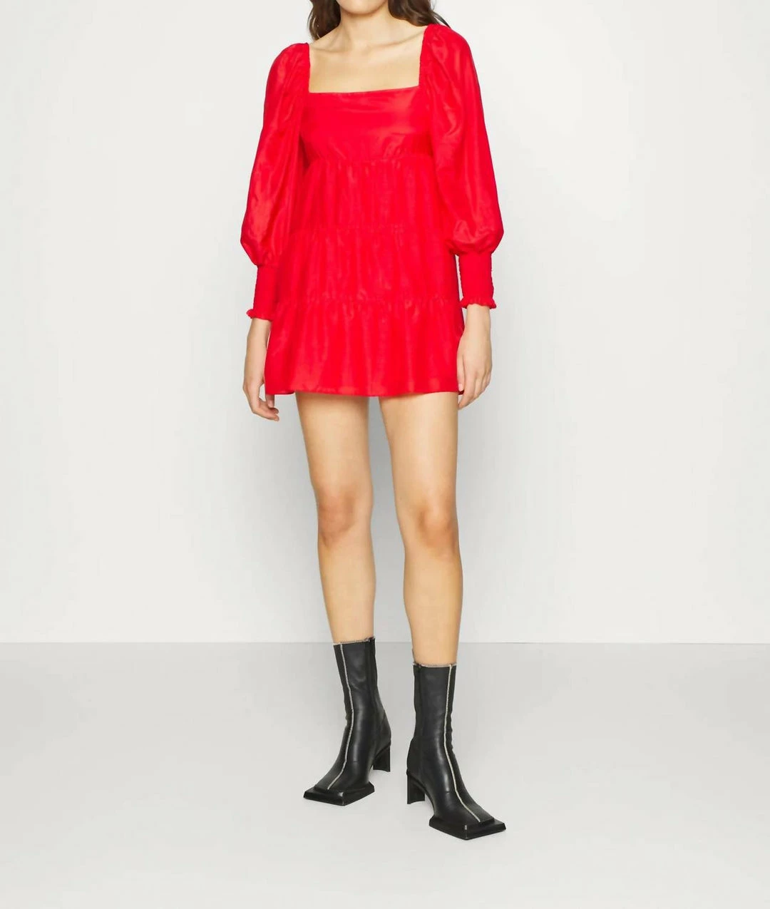 Budget ๐ Alice + Olivia Rowen Tiered Babydoll ๐ Dress in Bright Poppy for ๐ฉ women ๐ 3 Budget ๐ Alice + Olivia Rowen Tiered Babydoll ๐ Dress in Bright Poppy for ๐ฉ women ๐