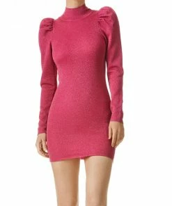 Hot Sale โจ Alice + Olivia Issa ๐ฉ Womens Metallic Short Mini ๐ Dress ๐