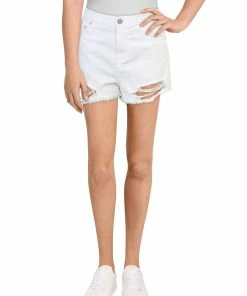 Cheapest 🛒 Alice + Olivia 👩 Womens High Rise Destroyed Cutoff Shorts 👍