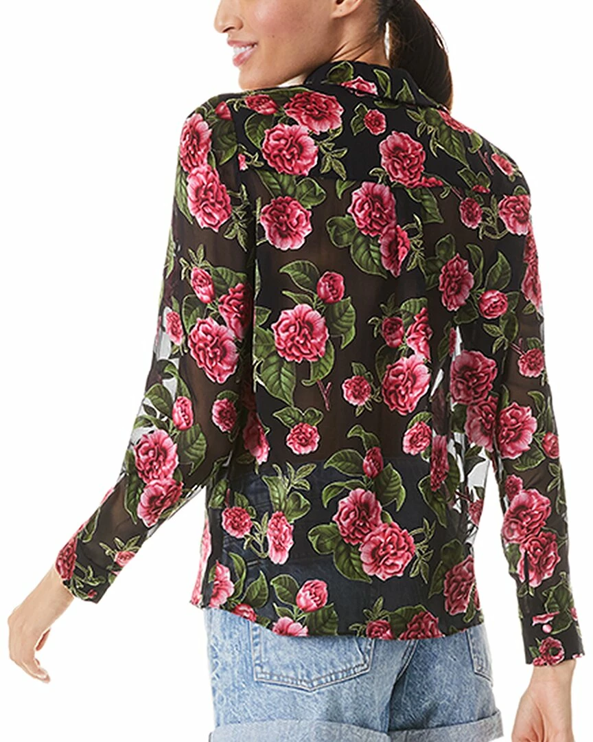 Best Pirce π alice + olivia Eloise Button-Down Silk-Blend Blouse for π© women π 4 Best Pirce π alice + olivia Eloise Button-Down Silk-Blend Blouse for π© women π - Image 2