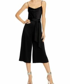 Best deal 🔥 Alice + Olivia Harmon 👩 Womens Wide Leg Cropped Jumpsuit 😀