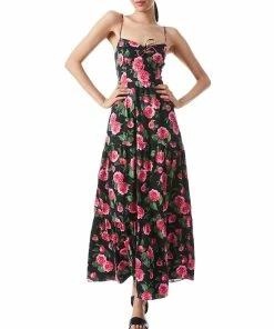Promo ❤️ alice + olivia Chantay Tie Maxi 👗 Dress for 👩 women 😍