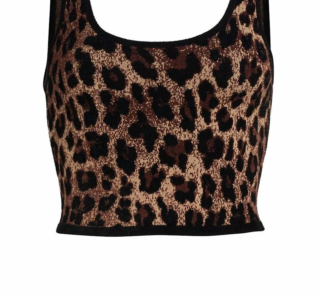 Outlet ๐ฅฐ Alice + Olivia Daryn Leopard Cropped Tank in Multi for ๐ฉ women โ๏ธ 4 Outlet ๐ฅฐ Alice + Olivia Daryn Leopard Cropped Tank in Multi for ๐ฉ women โ๏ธ - Image 2