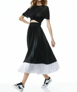 Hot Sale 😀 Alice + Olivia Katz Sunburst Pleated Midi 👗 Skirt in Colorblock for 👩 women 😉 -Alice + Olivia Sales 6e61f2a9693a482398580b488fa2136d 1080x