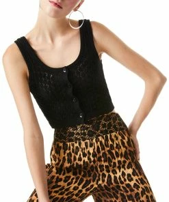 Best reviews of 🤩 alice + olivia Daryn 2-Way Wool-Blend Sweater Tank for 👩 women 🧨