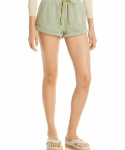 Hot Sale 👏 Alice + Olivia Tandy 👩 Womens Drawstring Elastic Waist Shorts 🎉
