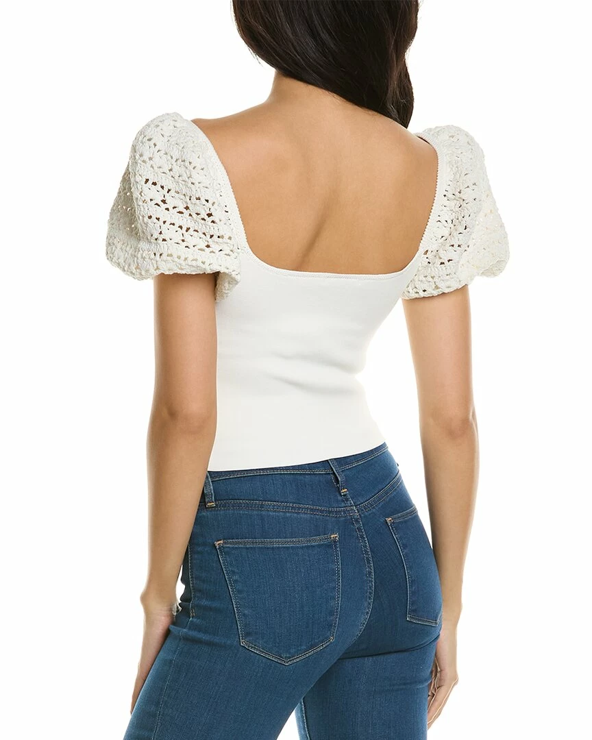 Budget 𧨠alice + olivia Caley Crop Top for π© women β 4 Budget 𧨠alice + olivia Caley Crop Top for π© women β - Image 2