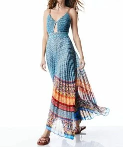 Deals 🔔 Alice + Olivia Gloria Chain Maxi 👗 Dress in Sunshower Stripe/Multi for 👩 women ✔️ -Alice + Olivia Sales 99305d2b44d343909ea865384183e8e5 1080x