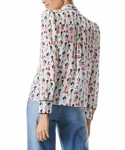 Deals ❤️ alice + olivia Jeannie Bow Collar Silk Top for 👩 women 🔔 -Alice + Olivia Sales a10e055681014d34a965f262b78340fd 1080x