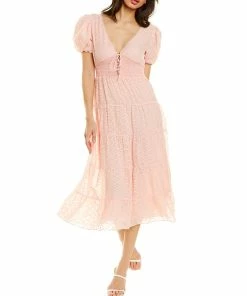 Discount ๐คฉ alice + olivia Tia Silk-Blend Midi ๐ Dress for ๐ฉ women ๐