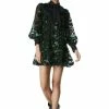 Hot Sale ✔️ Alice + Olivia Rowen Bow Neck Blouson Sleeve 👗 Dress in Black/Emerald for 👩 women 😀 -Alice + Olivia Sales a6c26a5d99c9443d930fe94a39658cee 57cb54a6 67aa 4c19 938f a8969c92e8fe 1080x
