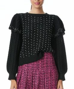 Brand new 😍 alice + olivia Rosi Cable Knit Wool Sweater for 👩 women 👍
