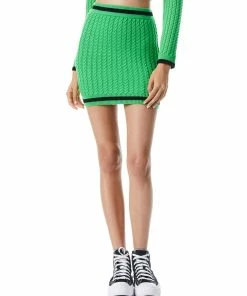 Top 10 👏 alice + olivia Ingrid Cable Wool-Blend Mini 👗 Skirt for 👩 women 👍