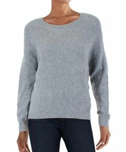 Buy ✨ Alice + Olivia Roma 👩 Womens Boucle Crewneck Pullover Sweater 🔥