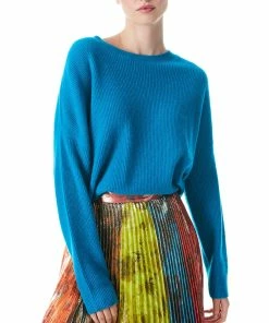 Discount 🛒 alice + olivia Caprice Crewneck Cashmere Pullover for 👩 women 🎁