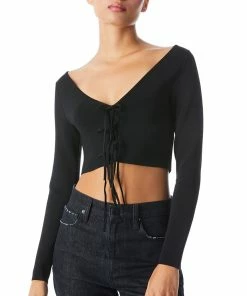 Best reviews of 😀 alice + olivia Sharee 2-Way Cropped Pullover for 👩 women 👍