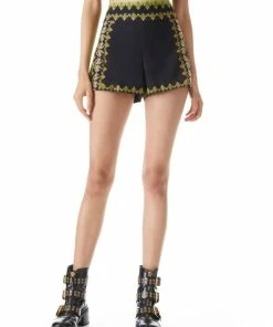Budget 🎁 Alice + Olivia Donald Shorts in Rendezvous for 👩 women 😍