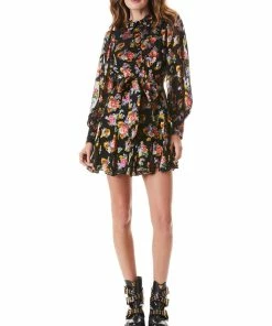 Cheap 😍 alice + olivia Mina Silk-Blend 👗 Dress for 👩 women ⌛