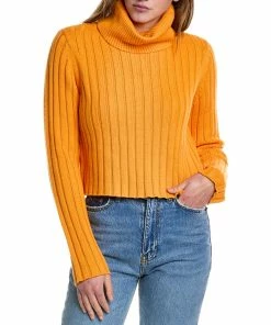 New 🌟 alice + olivia Norma Turtleneck Wool-Blend Sweater for 👩 women 🔔